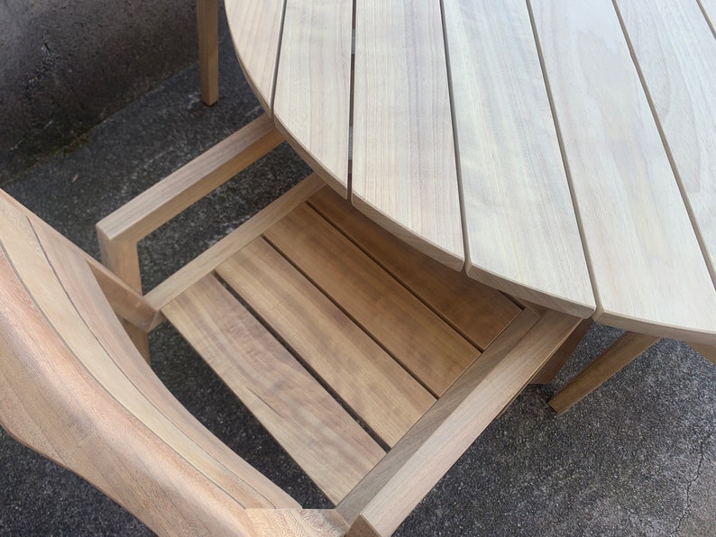 Outdoor Teak Dining Arm Chair image 7
