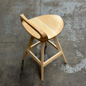 Tabouret de bar pivotant moderne Mid-Century : tabouret de bar avec siège de tracteur, fabriqué aux États-Unis image 5
