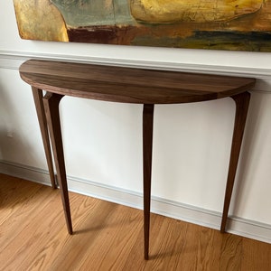 Modern Entryway Console Table, Sofa Table, tapered legs, Custom Table image 8