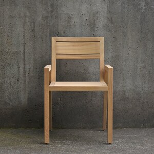 Outdoor Teak Dining Arm Chair image 4