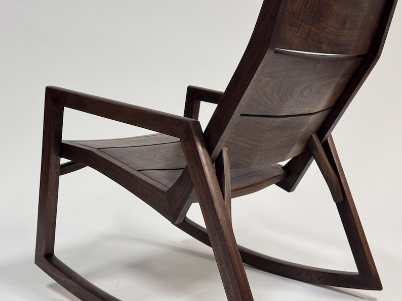 Handnade Rocking Chairs Handmade Modern Rocking Chair: Solid Hardwood, Indoor/outdoor, USA Made ...