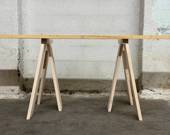 Pair of Modern Sawhorses, desk legs, table legs, dining table legs