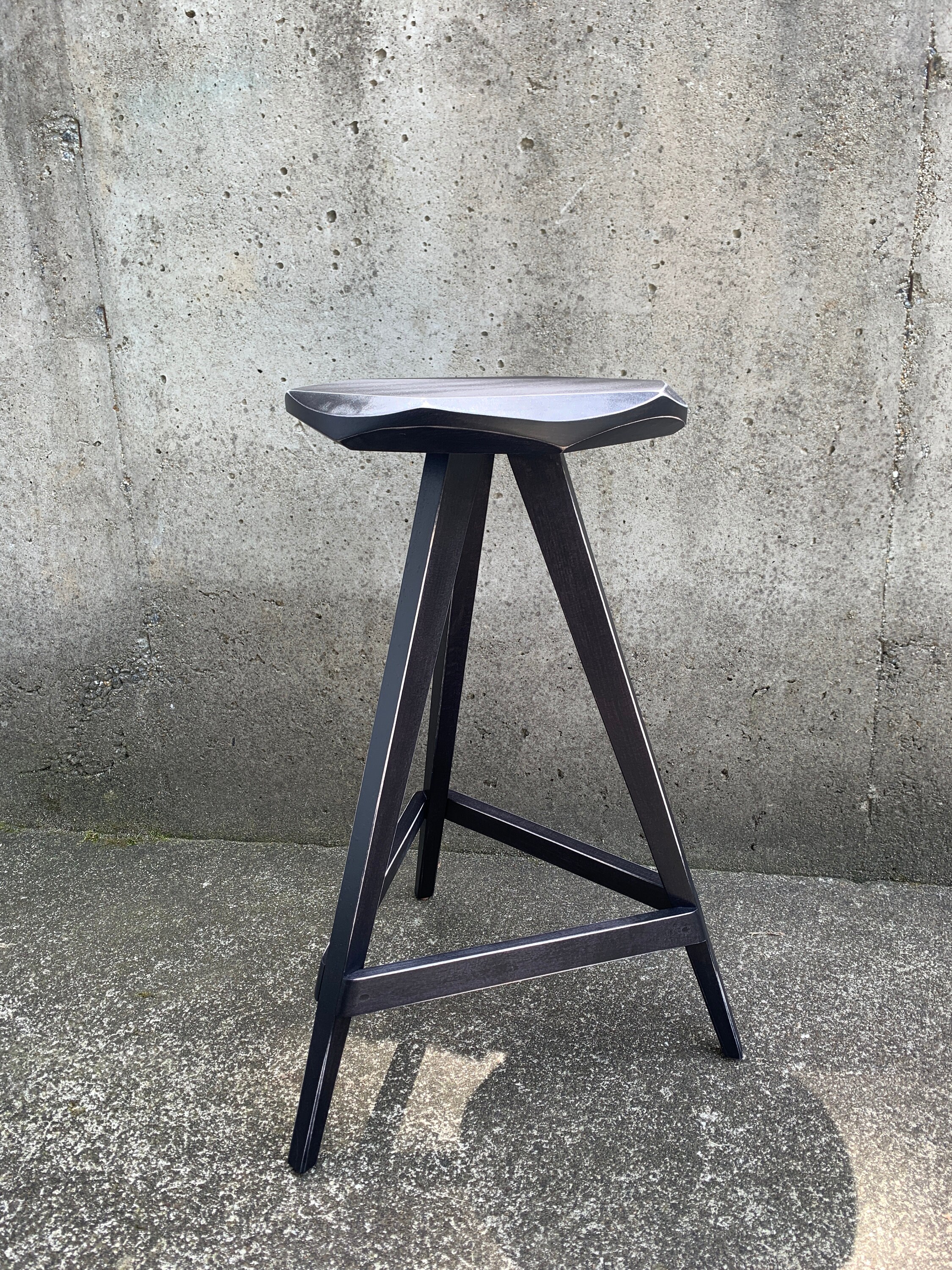 Distressed Bar Stool Etsy UK