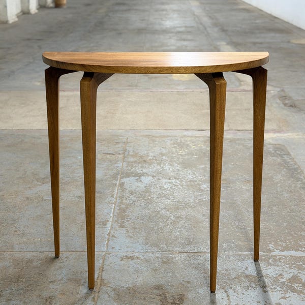 Solid Wood Console Table – Entryway or Sofa Table, Handcrafted Hardwood Furniture, Made to Order, Made in USA