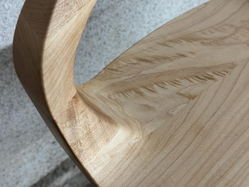 Tabouret de bar pivotant moderne Mid-Century : tabouret de bar avec siège de tracteur, fabriqué aux États-Unis hard maple