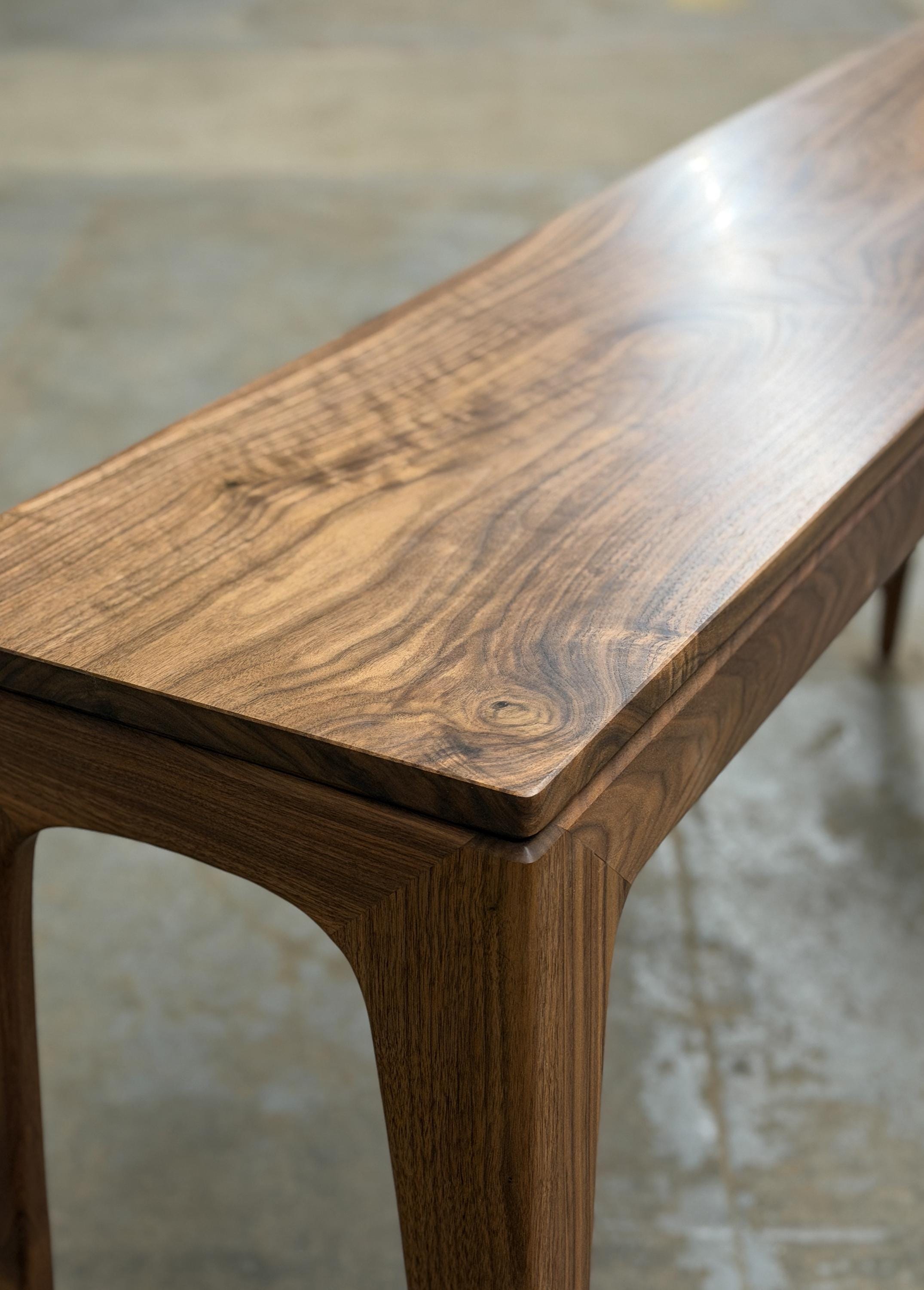 Solid Wood Console Table – Entryway or Sofa Table, Handcrafted Hardwood ...