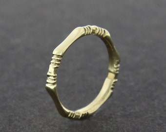 14K Gold Minimalist Thin Ring