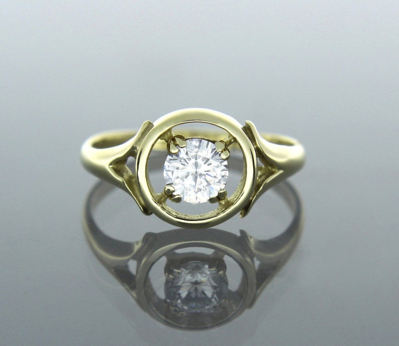white sapphire solitaire ring white sapphire solitaire ring