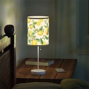 Keukenlamp, citroencitroenen, kleine lamp voor aanrecht, huwelijkscadeau, nieuw huiscadeau, perfect voor retro keuken of MCM-decor
