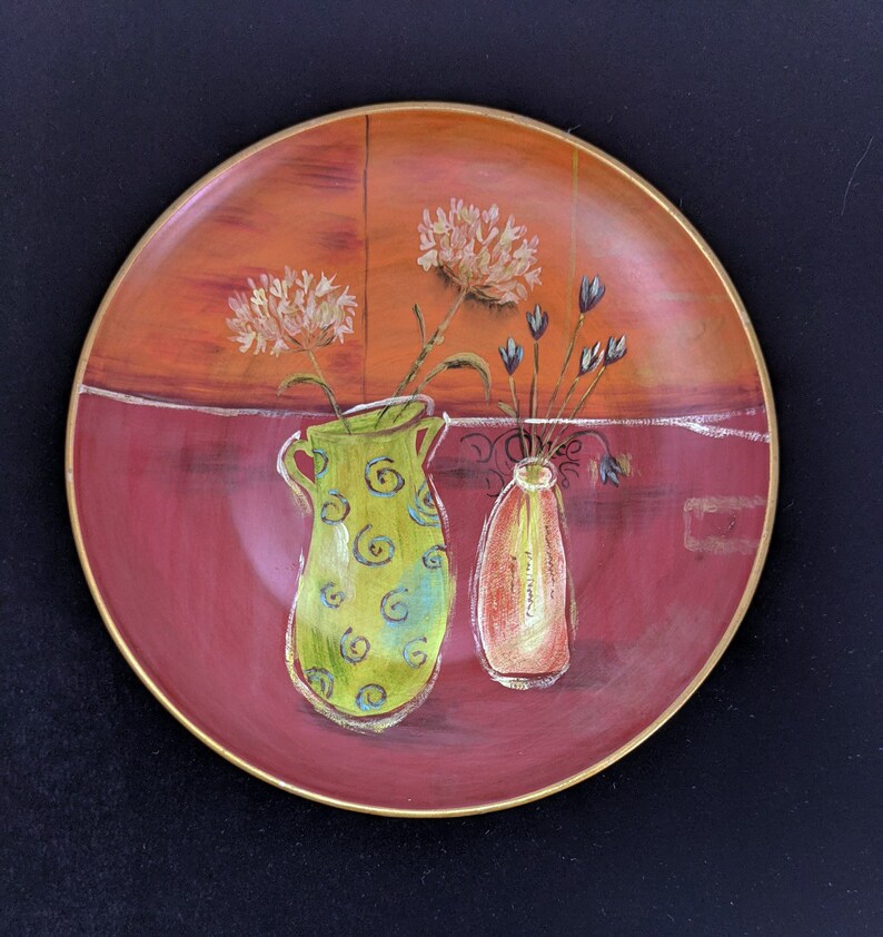 Vintage Oriental Accent Since 1880 Decorative Asian Red and Etsy