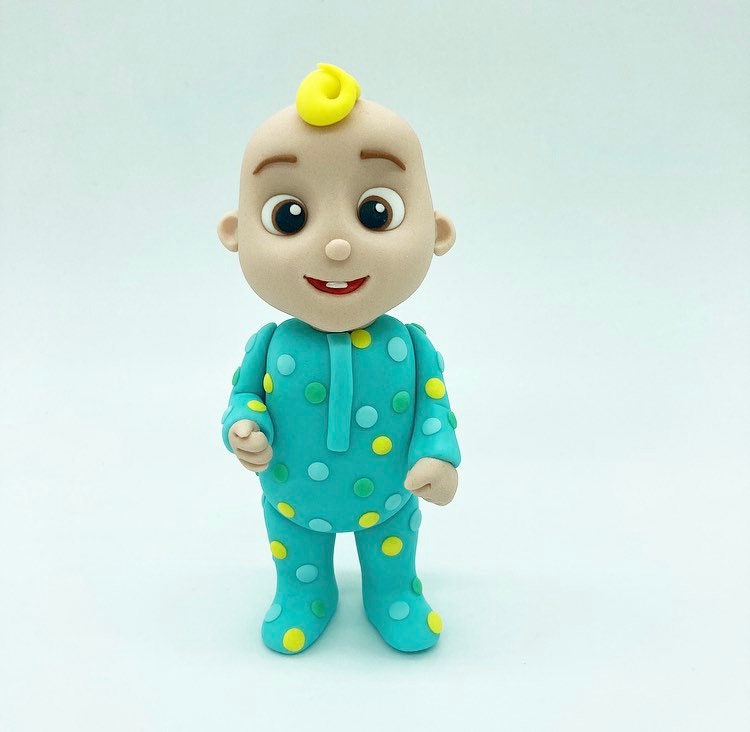 Baby Jj From Cocomelon Handmade Edible Birthday Cake Topper Etsy