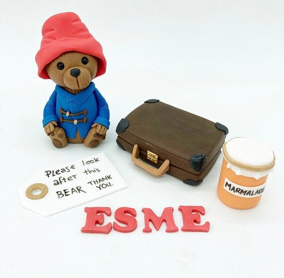 Paddington Bear and Suitcase Handmade 