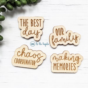 Family Magnets, Wooden Fridge Magnets, Cute Fridge Magnets, Fridge Magnet Set, Cute Refrigerator Magnets, Unique Magnets, Farmhouse Magnets