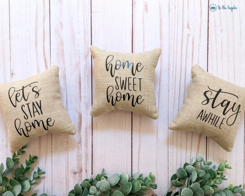 Tiered Tray Decor Pillows Tiered Tray Pillow Mini Pillows Etsy