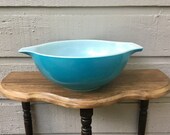 Pyrex Turquoise 4 Quart Cinderella Bowl Pyrex No. 444 Turquoise Bowl Pyrex Cinderella Bowl Pyrex Batter Bowl Vintage Pyrex 4 Quart Bowl