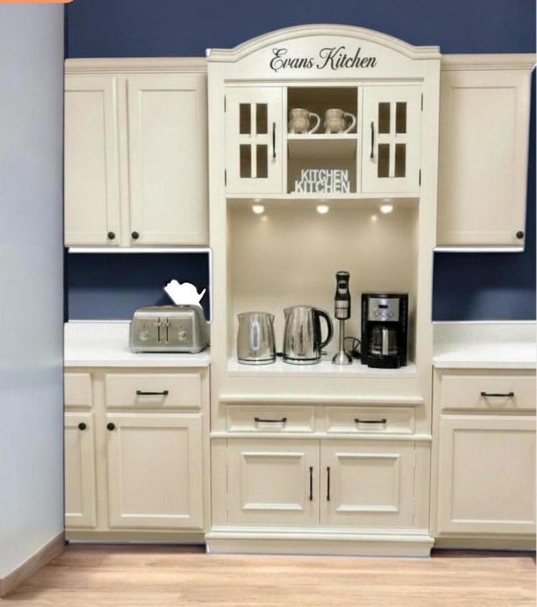 Choose Your Colors: Custom Designed Cabinets for Kitchen Space, Paint ...