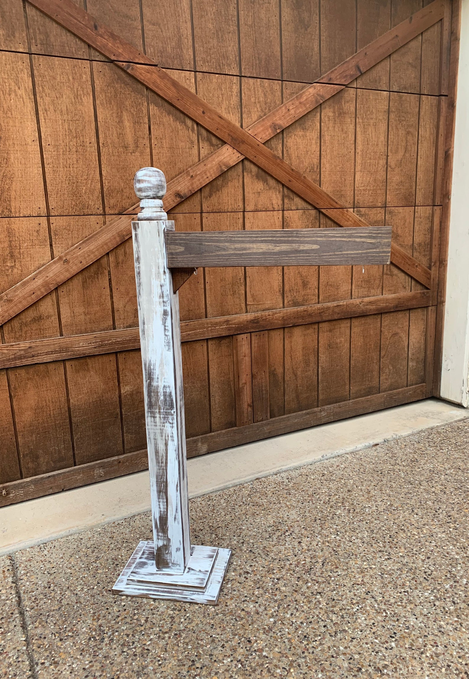 Banister Post With a FREE Personalized Sign Wooden Sign Etsy