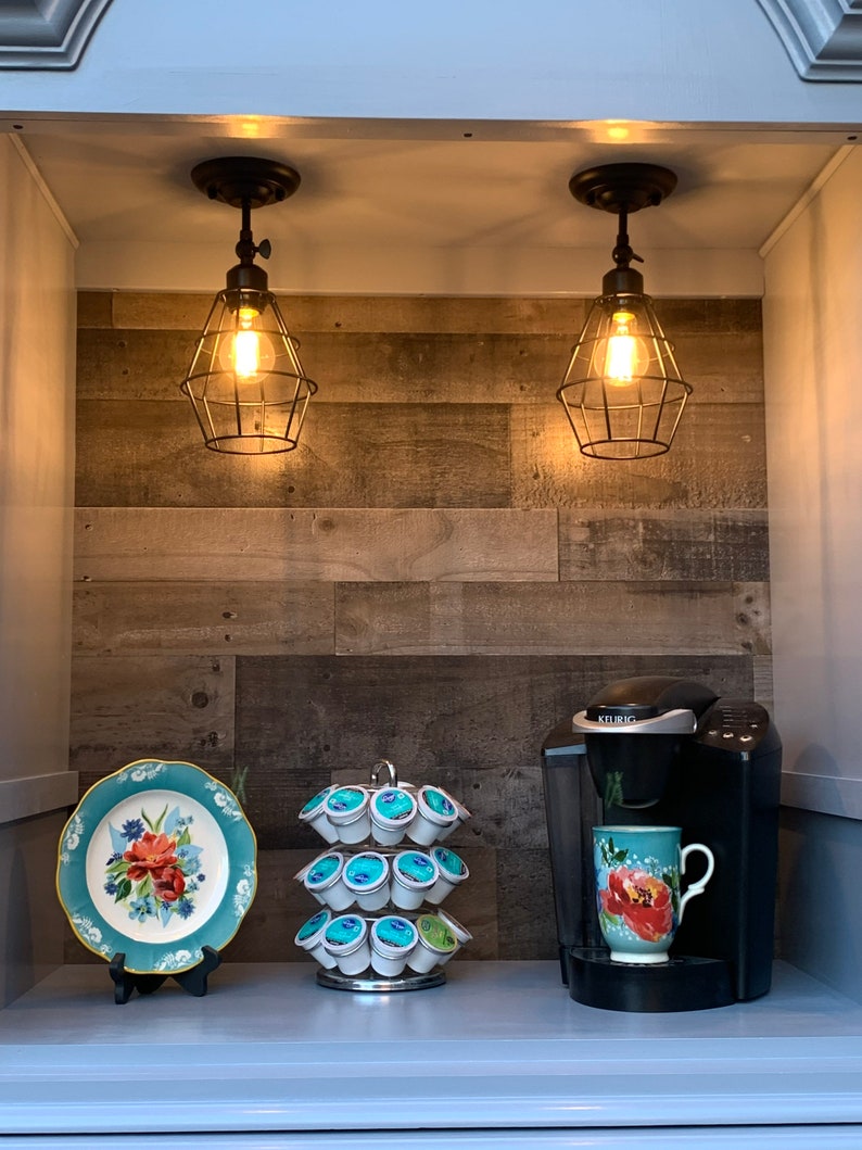 Two Piece Vanity Hutch Beverage Bar Coffee Bar Vintage Etsy