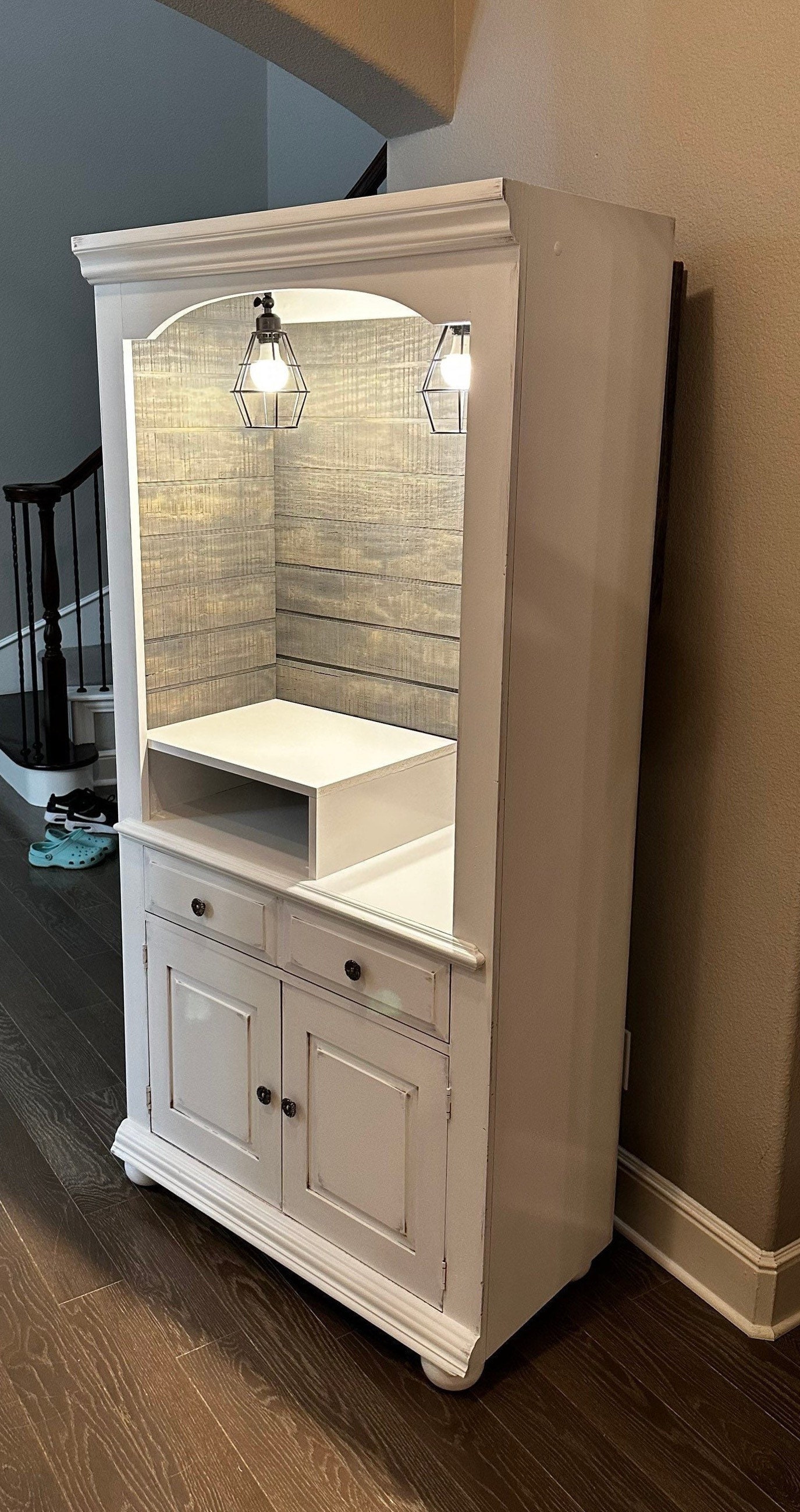 Entertainment center coffee bar deals