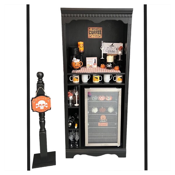 Bar With Fridge Etsy