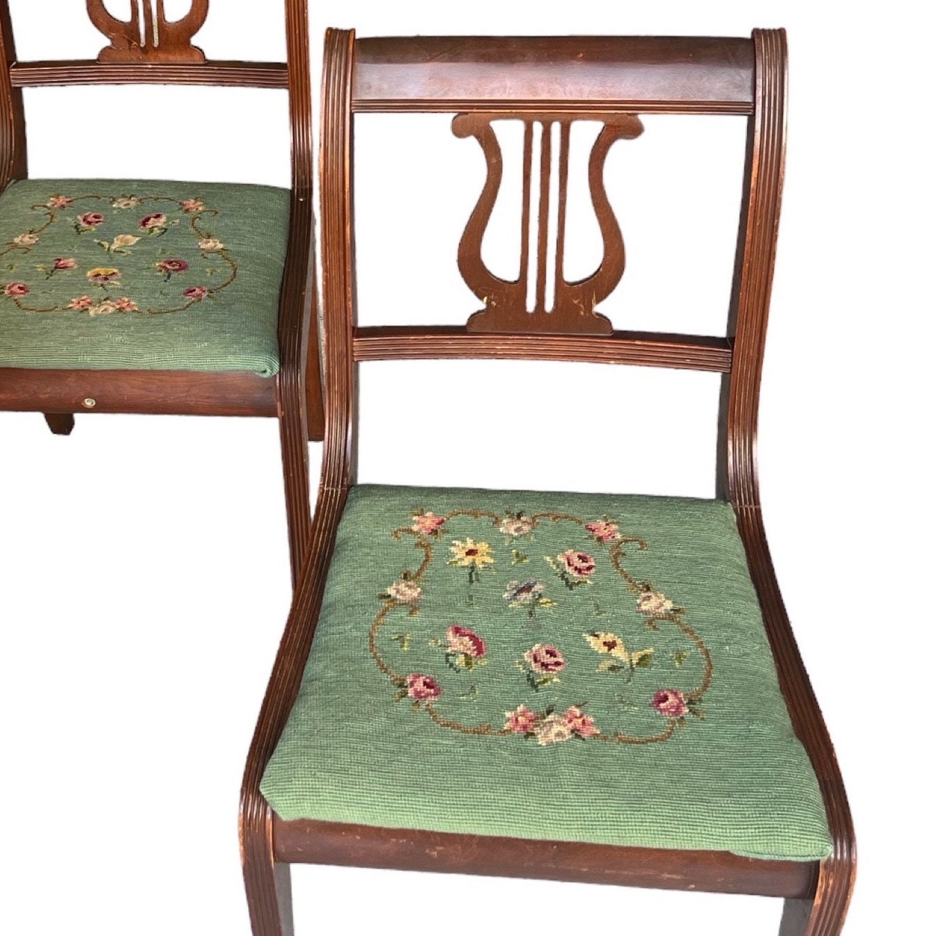 Duncan Phyfe Drop Leaf Table and Chair Set Vintage Table Etsy