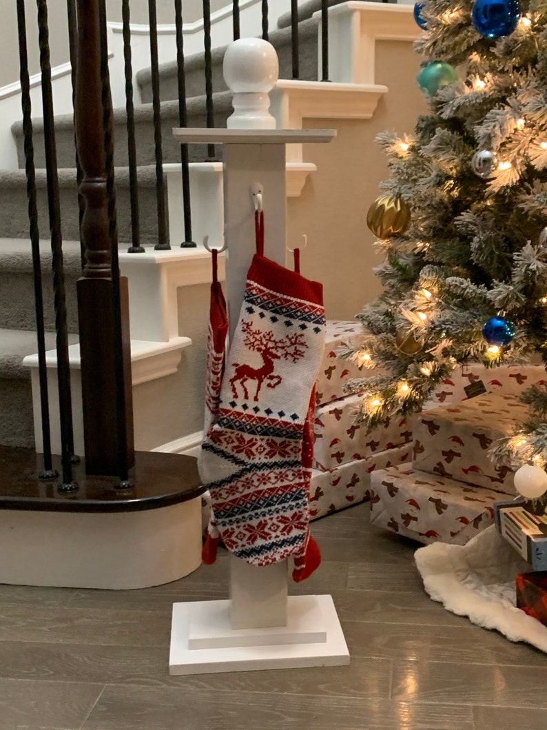 Banister Post Display With a FREE Personalized Sign Sign Etsy