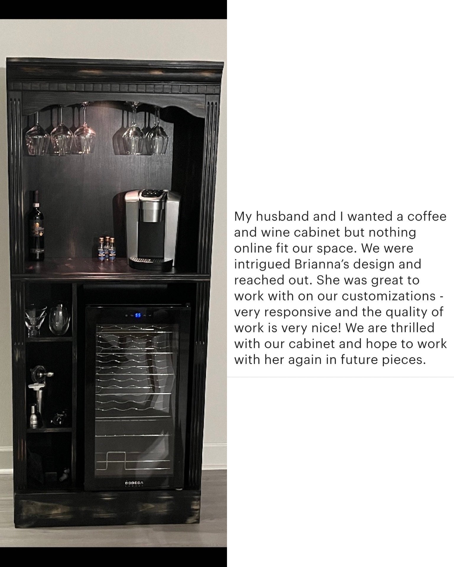 Lighted Wine Cabinet Etsy