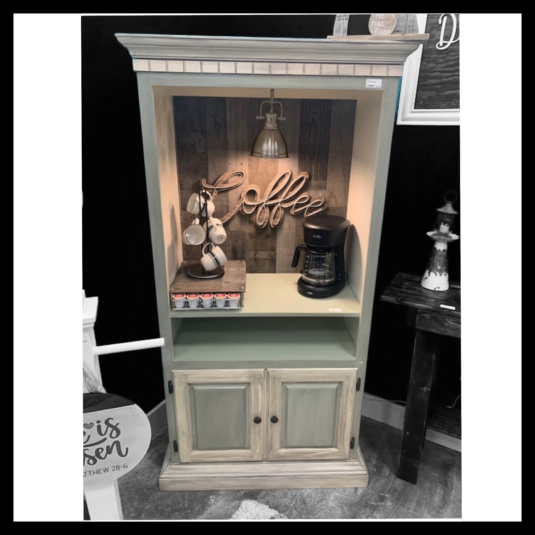 Custom Coffee Bar Armoire Etsy