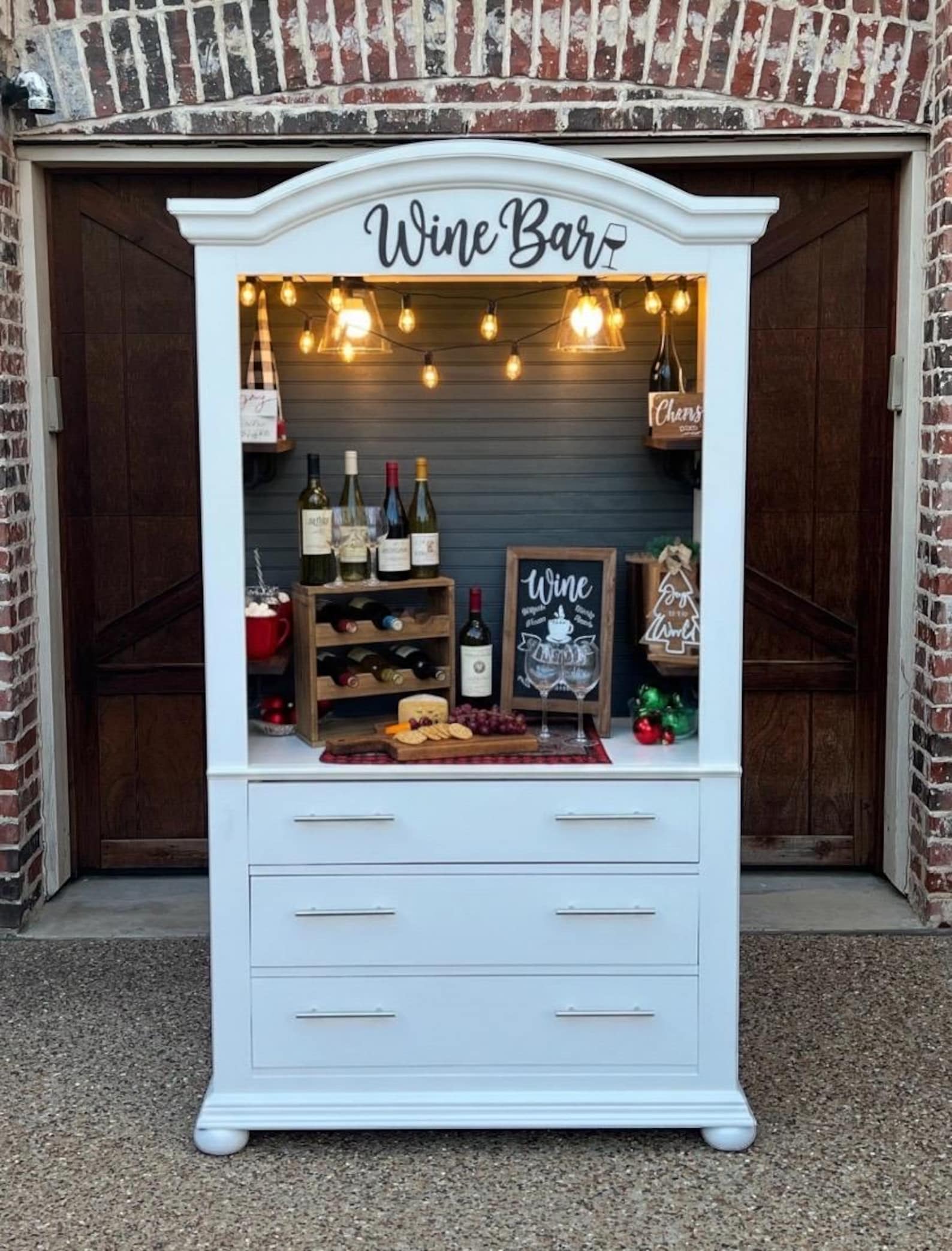 Arched Pine Armoire Available in Custom Color Choice, Style Yours Up ...