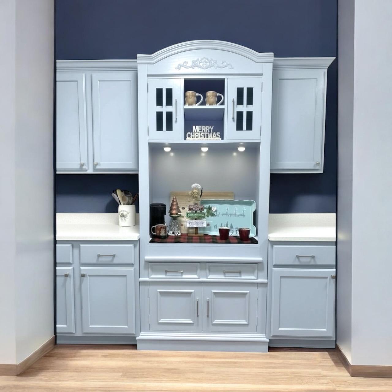 Choose Your Colors: Custom Designed Cabinets for Kitchen Space, Paint ...