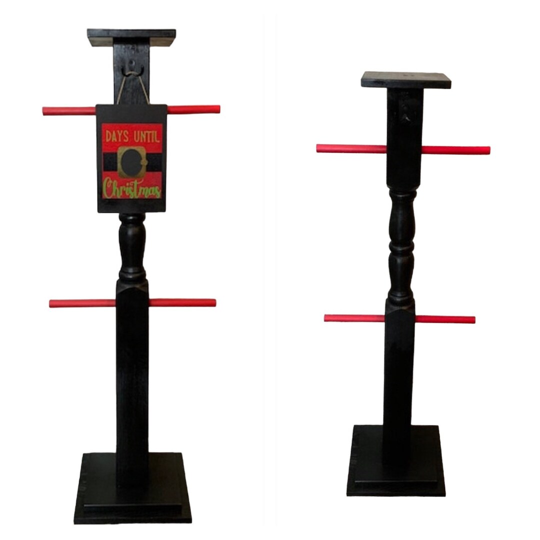 Wood Banister Stocking Holder, Christmas Sign, Post Etsy