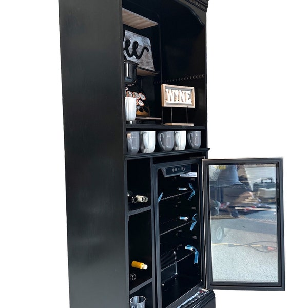 Bar With Fridge Etsy