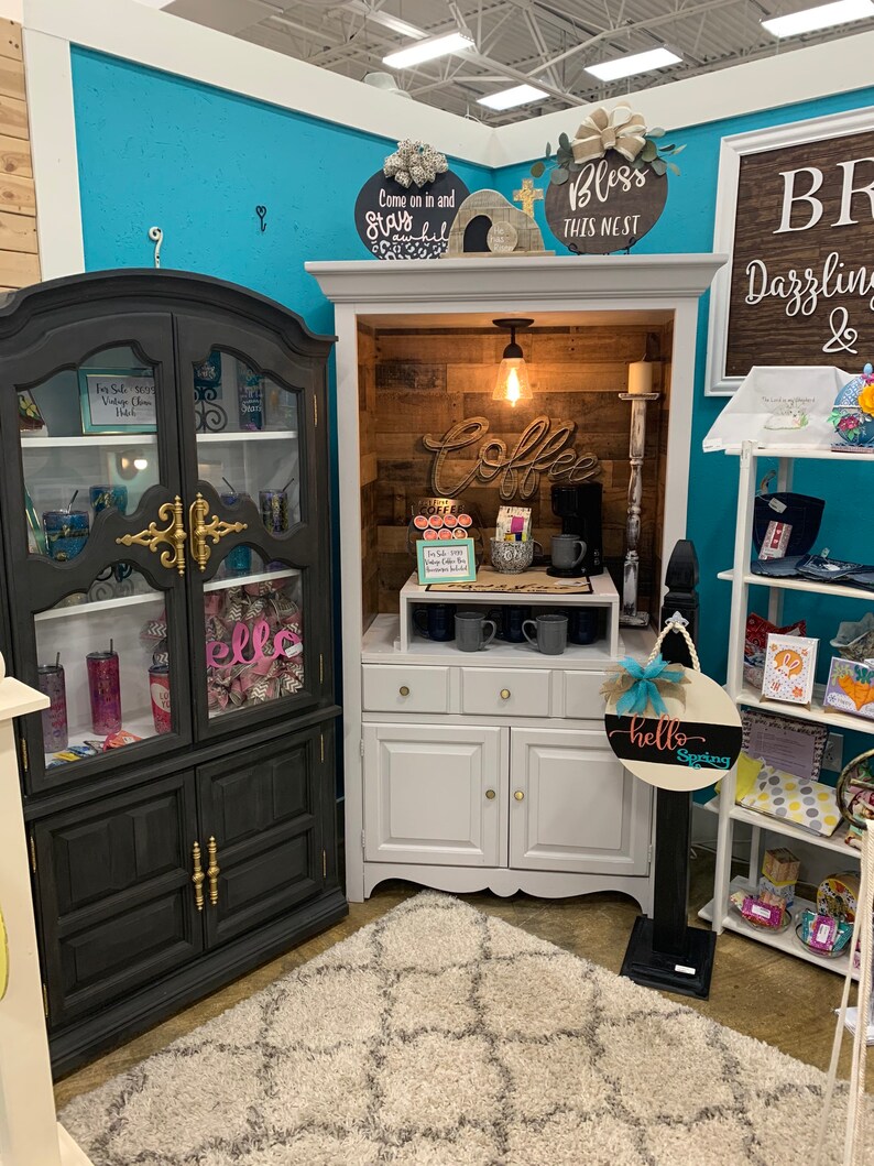 Custom Vintage Coffee Bar Etsy