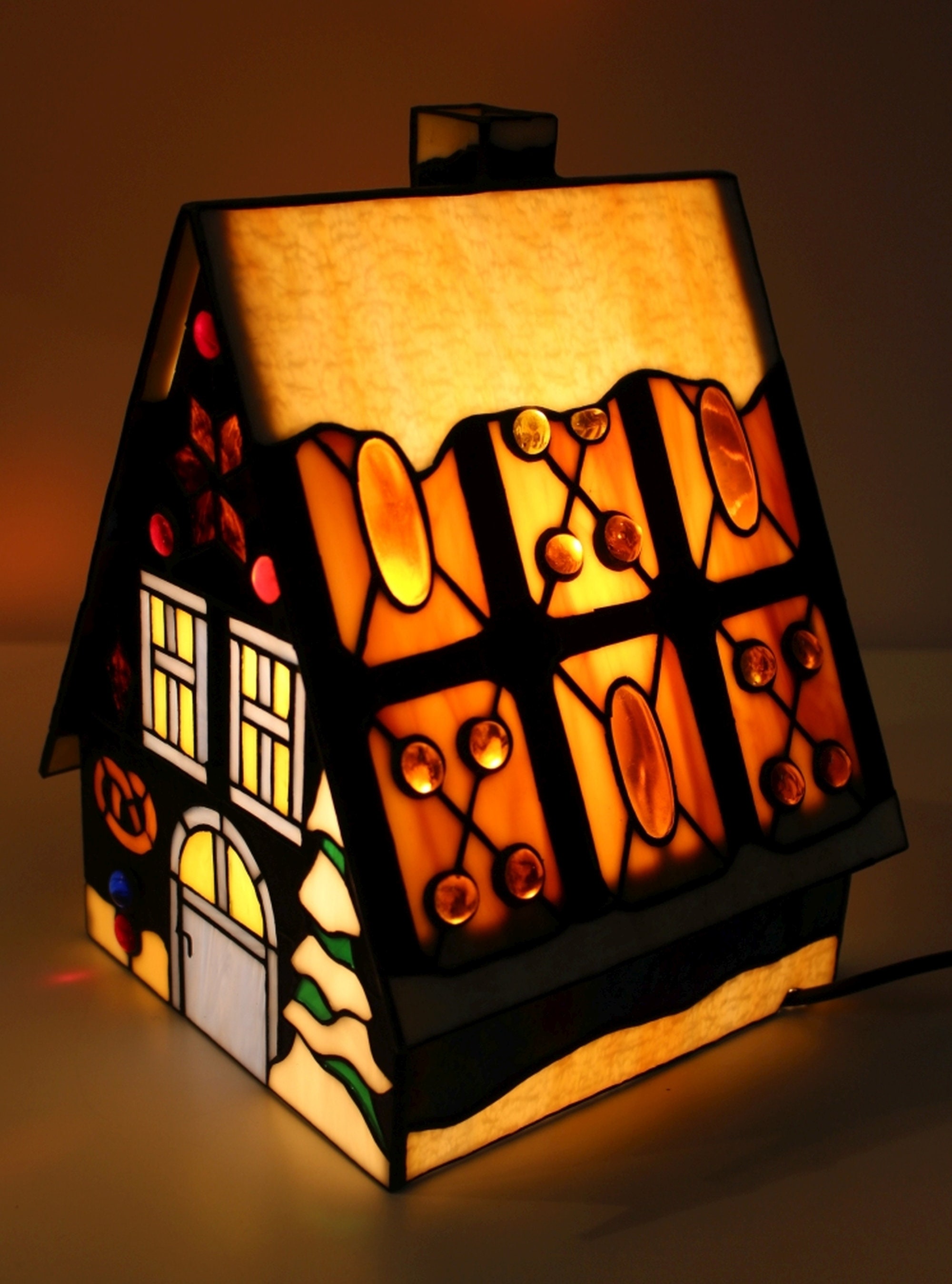 Gingerbread Hause Tiffany Lamp - Etsy