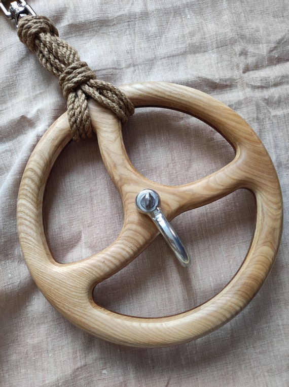 Shibari-Aufhngering Trixel  Kinbaku-Ring aus Holz mit Stahlkern   Takelage aus Eiche, Esche oder Bambus - Etsy sterreich