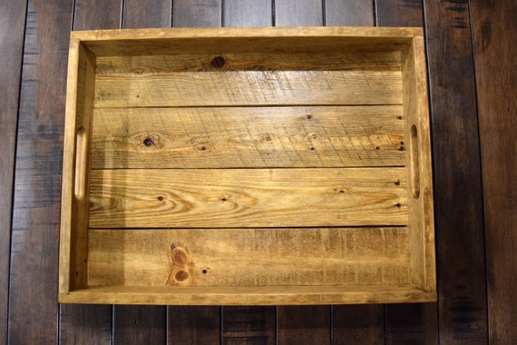 Rustic Wooden Boot Tray