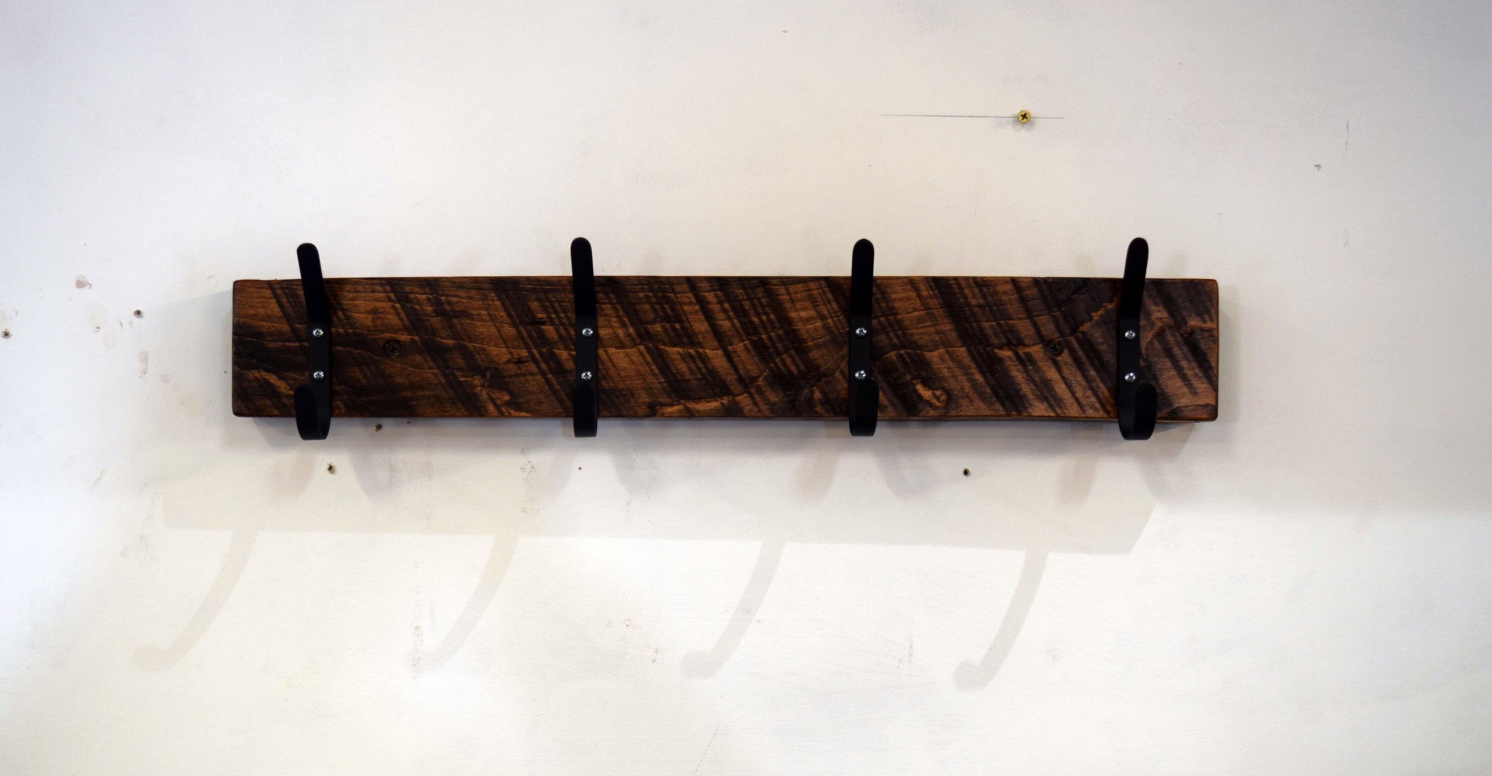 Rustic Reclaimed Wood Coat Hook Wall Mounting Coat Hook - Etsy