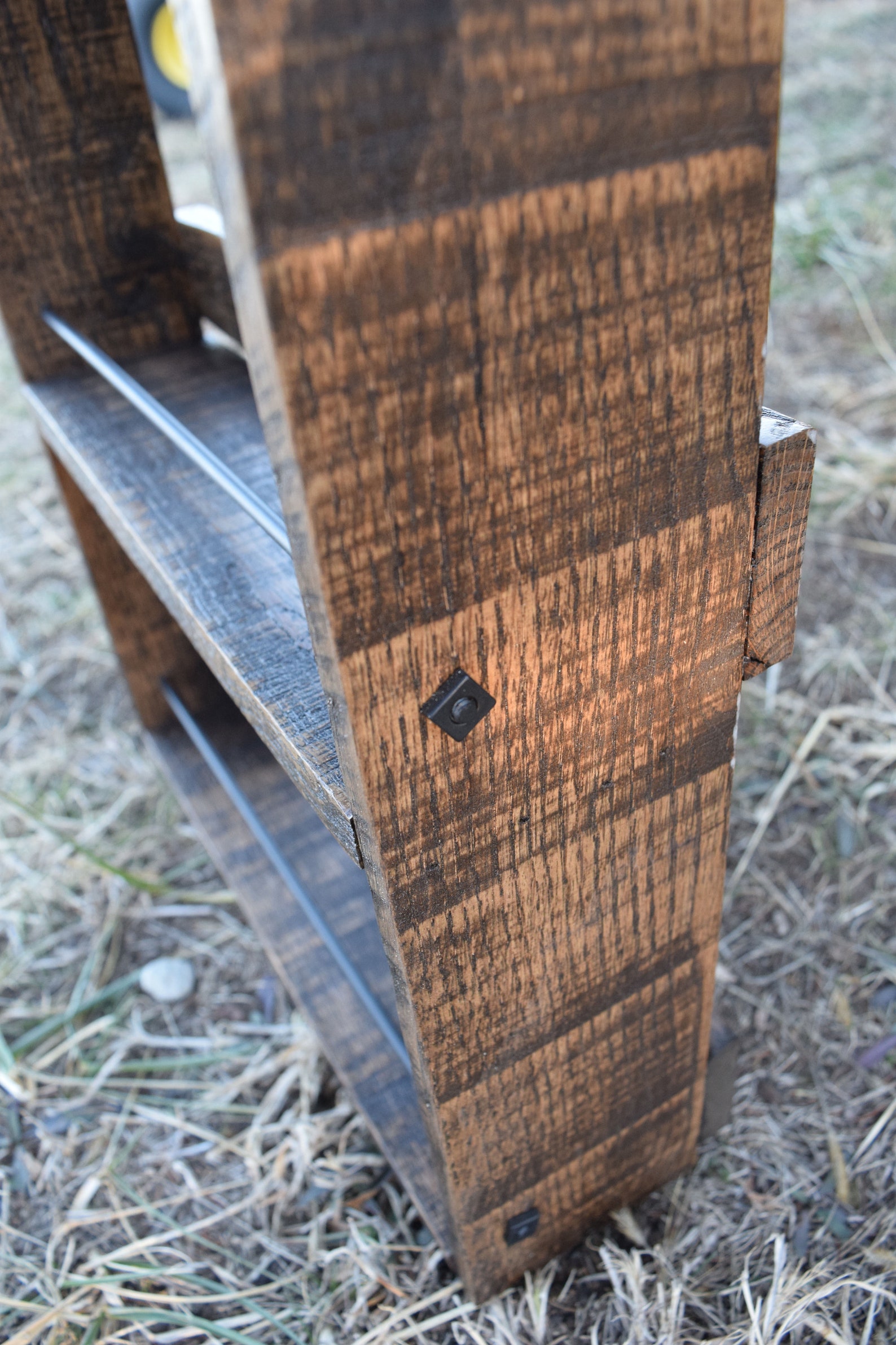 Rustic Reclaimed Wood Spice Wall Rack Essential Oil Storage - Etsy