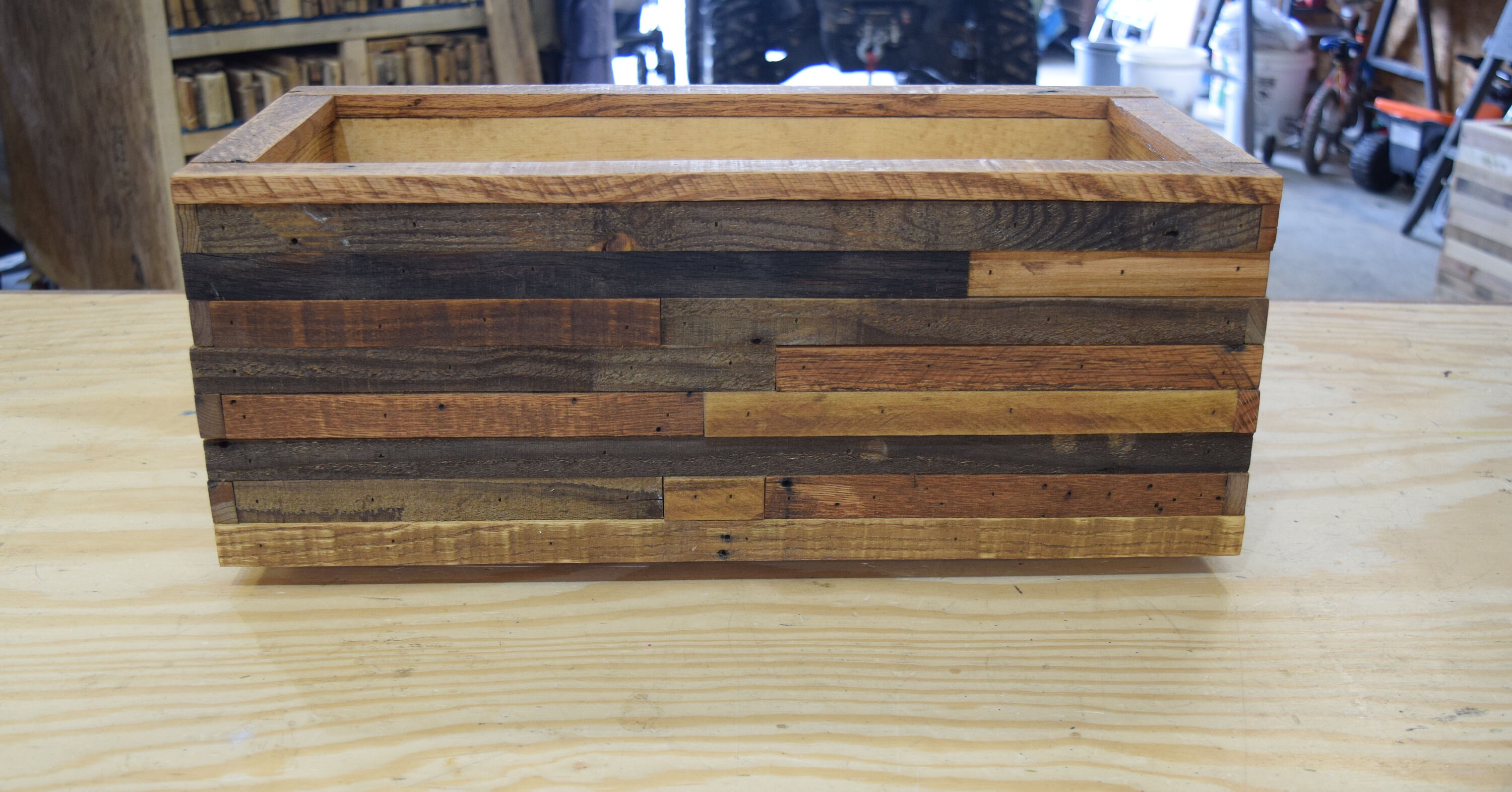 Rustic Reclaimed Wood Planter, Flower Box Planter, Wood Planter - Etsy