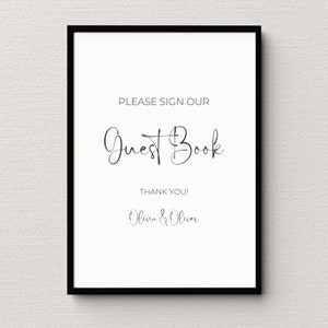 PRINTABLE Baby Shower Sign Bundle I Black and White Calligraphy Poster ...