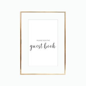 PRINTABLE Baby Shower Sign Bundle I Black and White Calligraphy Poster ...