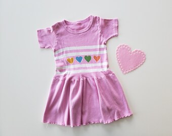 Vintage Pink Conversation Hearts Dress