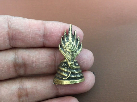 LP Sothorn Takrut 3 Metals Thai Buddha Amulet Talisman Lucky Rich Wealth Protect