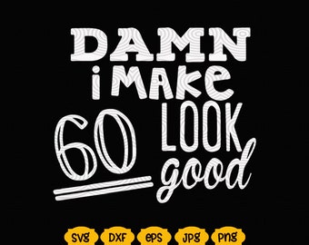 Download 60th birthday svg | Etsy