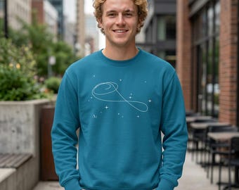 Artemis II Flight Path Sweatshirt | Space Crewneck | Moon Mission Gift | Celestial Sweatshirt