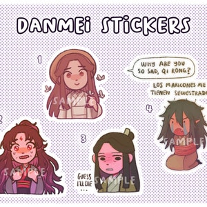 Danmei Aufkleber