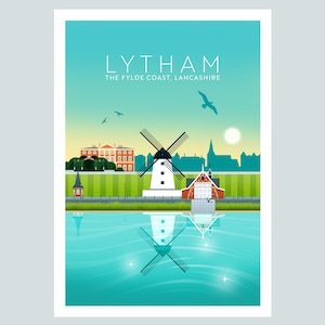 Lytham Montage Print