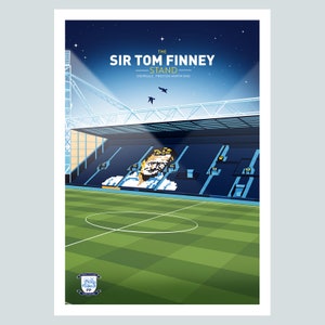 Preston North End, The Sir Tom Finney Stand Limited edition print