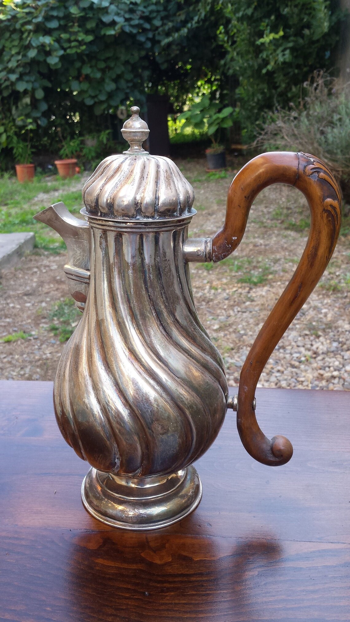 Ancient Neapolitan Coffee Pot in 1720 Silver Etsy