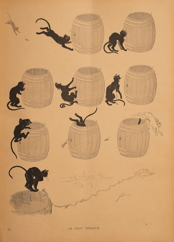 Canvas Chat Noir poster 1895 black cat by Steinlen fine.. Art Print Poster